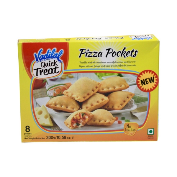 VADILAL PIZZA POCKET 8PC 300GM