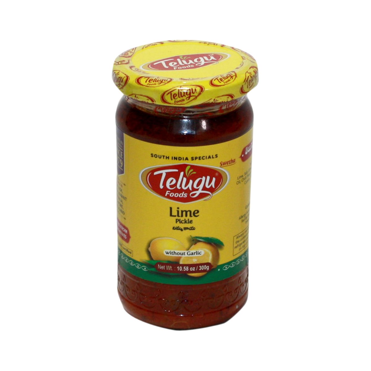 TELUGU LIME PKL NO GARLIC 300G - Image 1