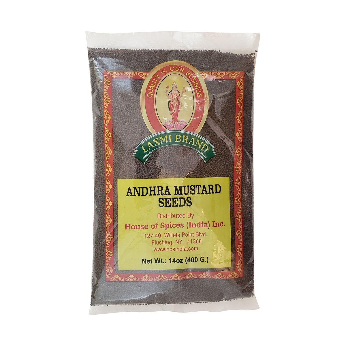 LAXMI MUSTARD SEEDS SMALL 14OZ - Image 1
