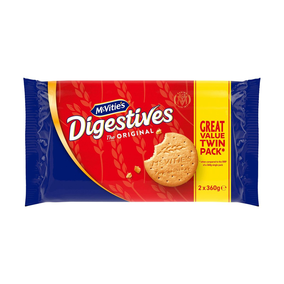 MCVITIES DIGESTIVE 360GX2 TWIN - Image 1