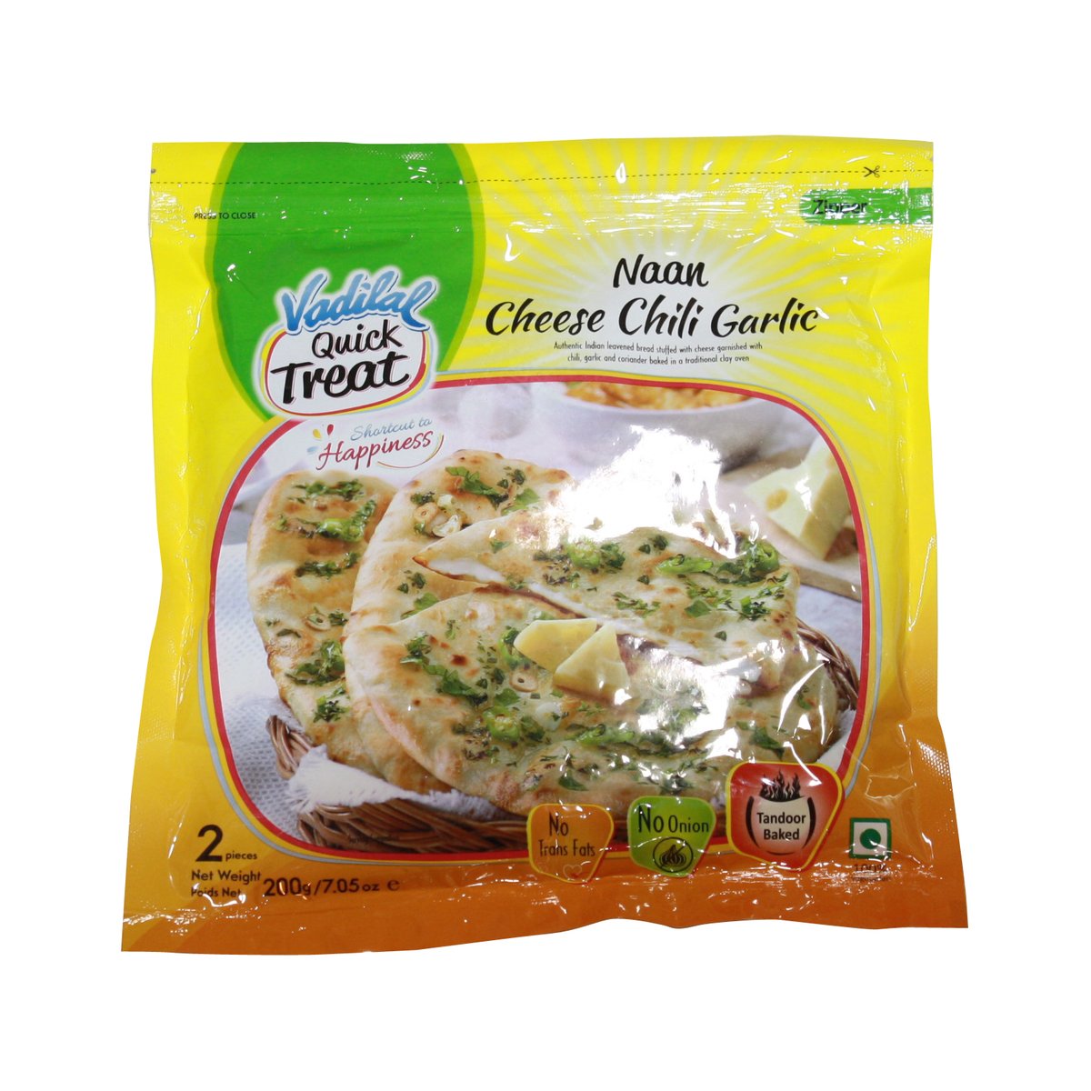 VDL CHILI GARLIC NAAN 80G - Image 1