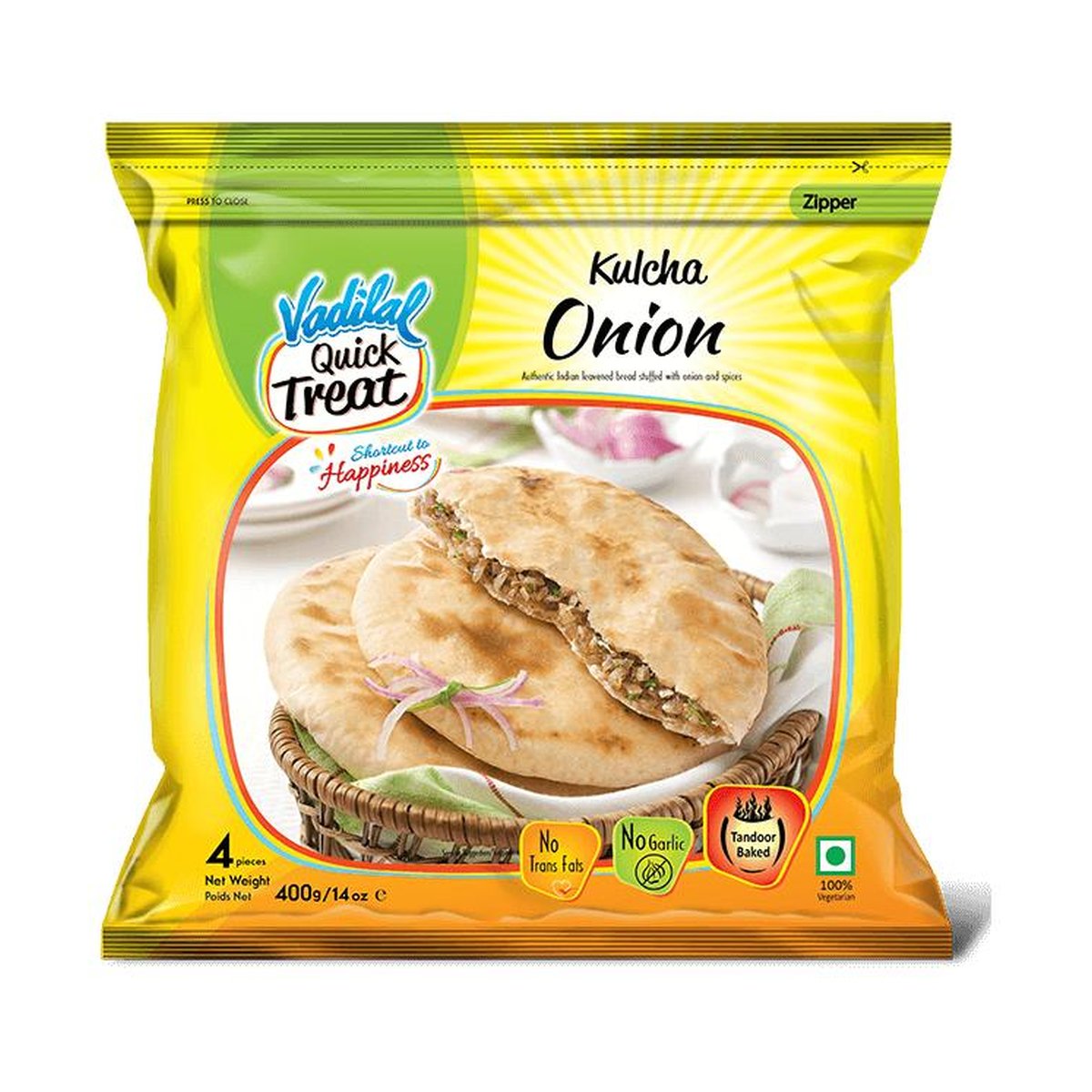 VADILAL PANEER KULCHA 14 oz - Image 1