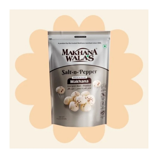 MAKHANAWALA SALT and PEPPER MAKHNA 2OZ