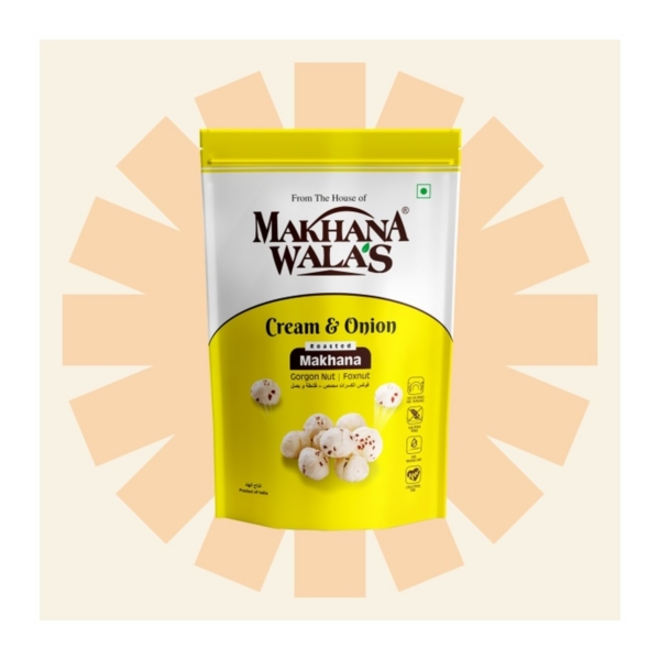 MAKHANAWALA CREAM ONION MAKHNA 2OZ
