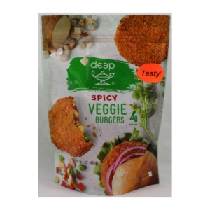 DEEP SPICY VEG BURG PATTIE 14OZ 4PC