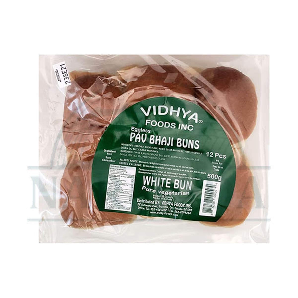 VIDHYA PAV BHAJI BUNS 12PC - Image 1