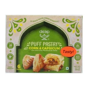 DP PUFF PASTRY CORN  and  CAPSICUM 360GM