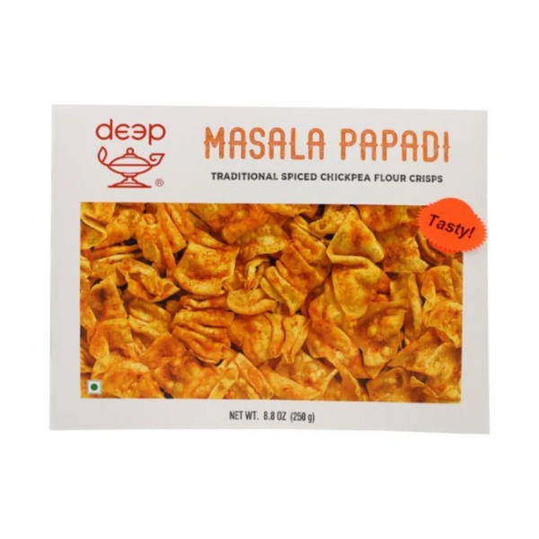 DEEP MASALA  PAPADI 8OZ CHICKPEA