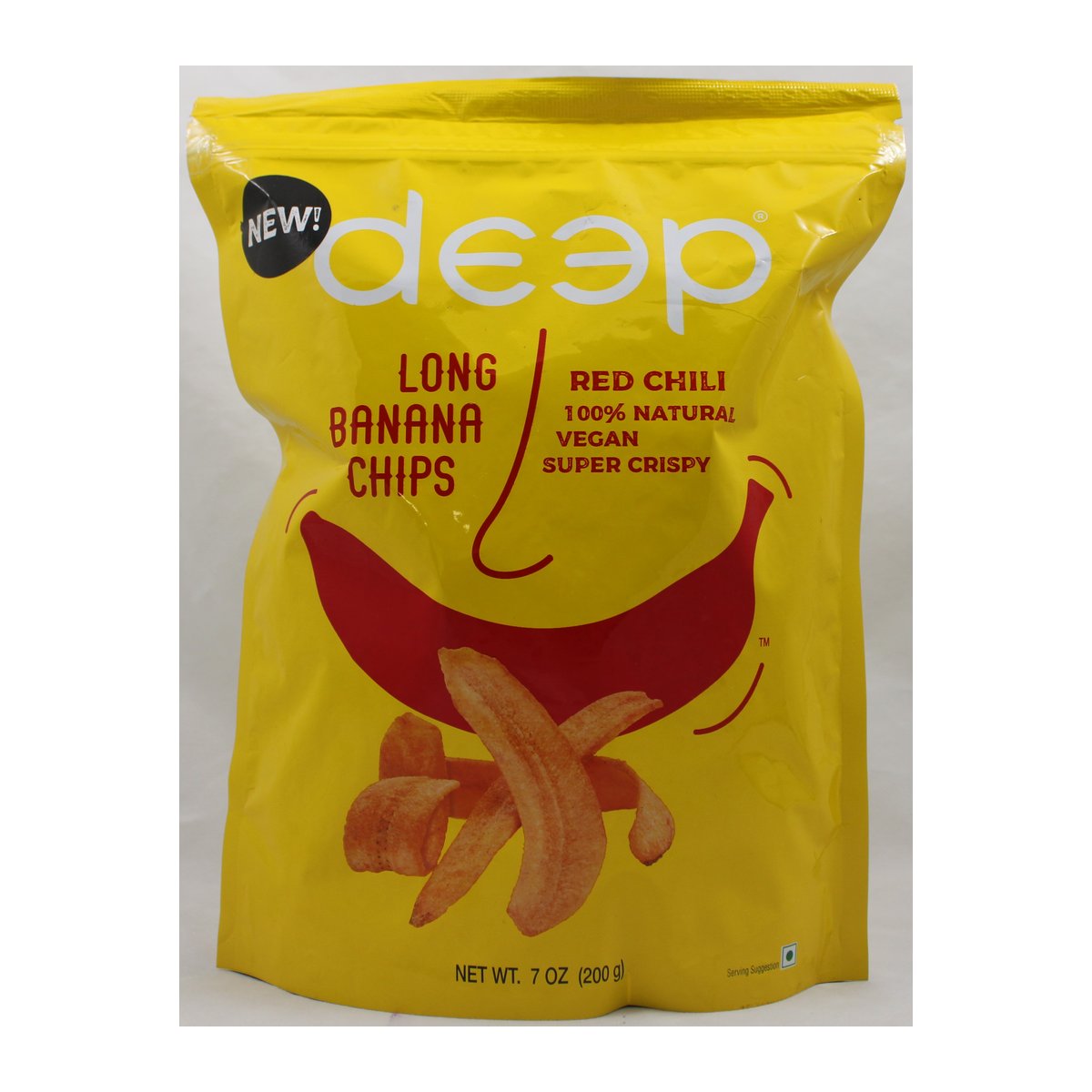 DEEP RED CHILI LONG BANANA CHIP 7OZ - Image 1