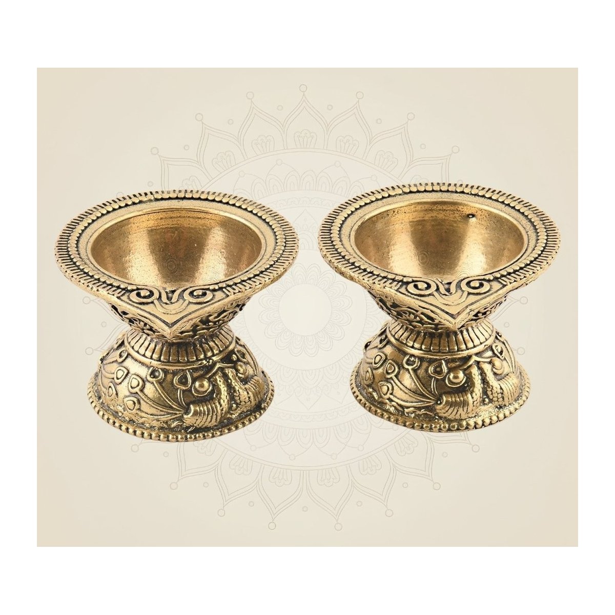 BRASS DIYA  SMALL - Image 1