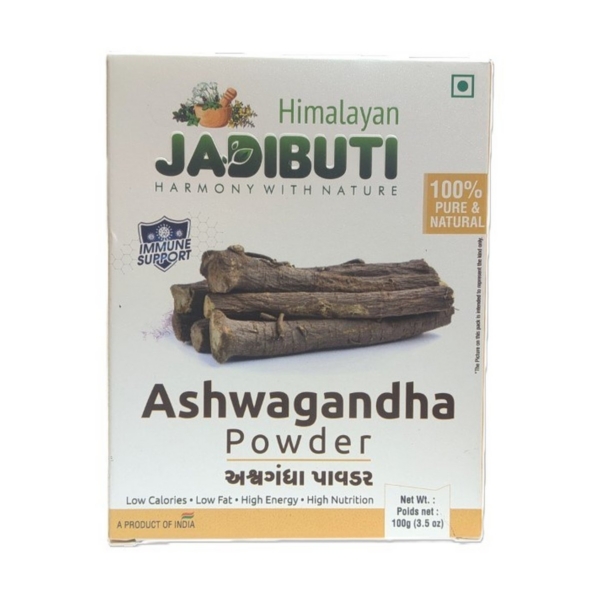 JADIBUTI  ASHWAGANDHA PWD 100G