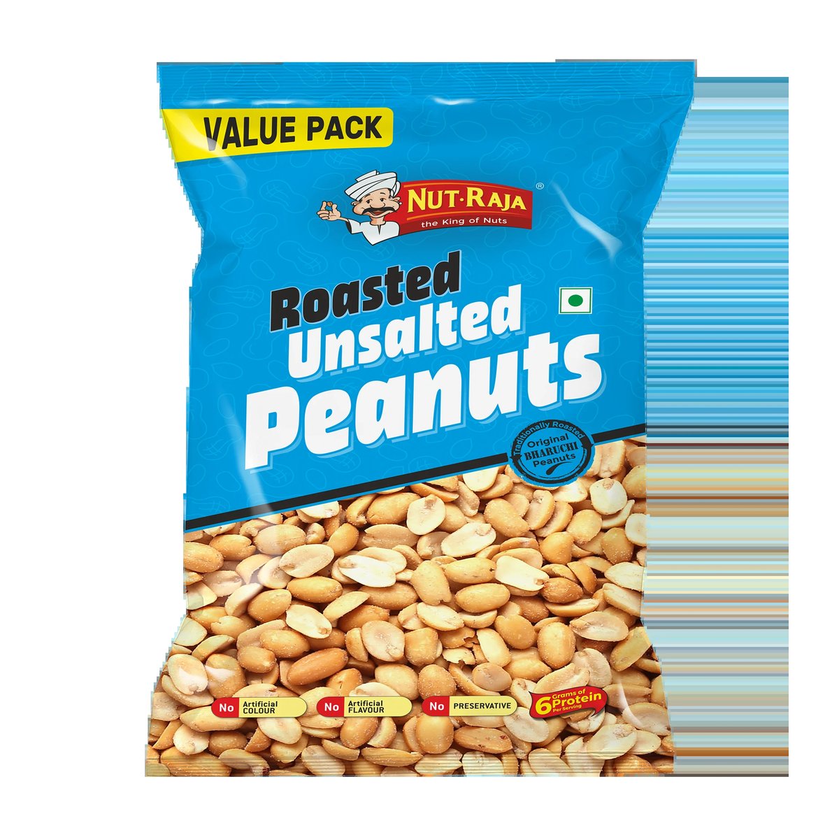 JABSONS UNSALTED PEANUTS 11OZ - Image 1