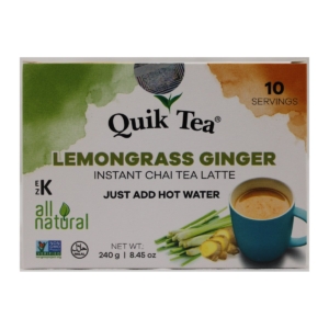 GQUICK TEA  LEMONGRASS GINGER 8.5Z
