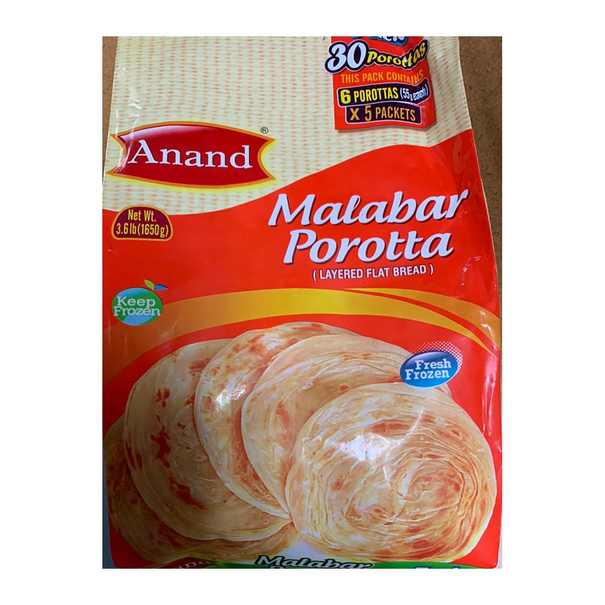 ANAND MALABAR POROTTA 3.6 LB - Image 1