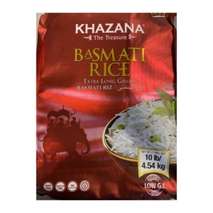 KHAZANA EX LONG BASMATI 10LB RED BAG