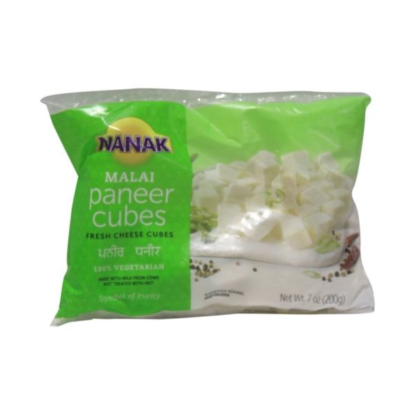 NANAK MALAI RAW PANEER CUBE 7 OZ