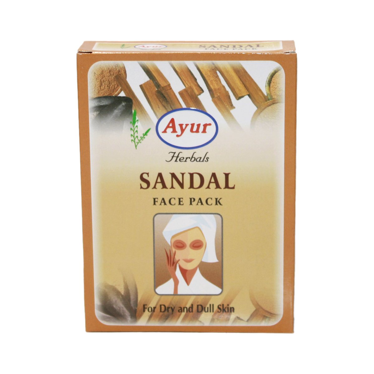 AYUR SANDAL FACEPACK 100G - Image 1