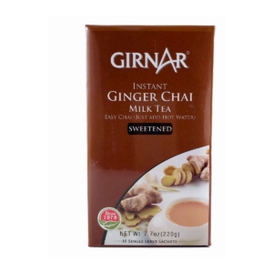 GIRNAR INSTANT GINGER CHAI MILK TEA 220GM 10 SACHETS