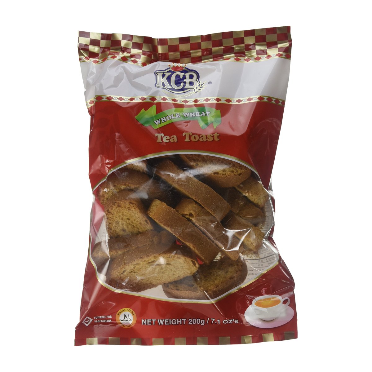 KCB WHOLE WHEAT TEA TOAST 7OZ - Image 1