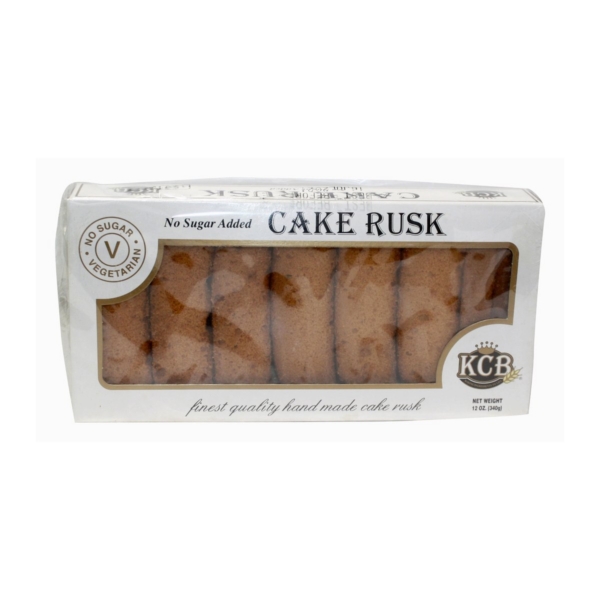 KCB NO SUGAR NO EGG CAKE RUSK 10OZ