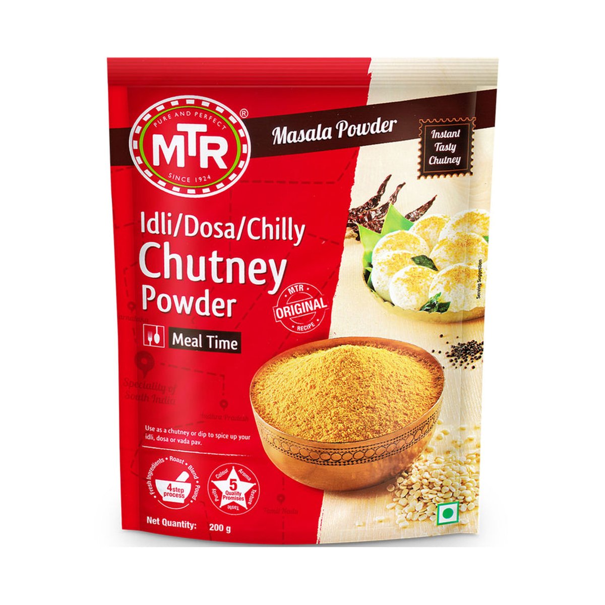 MTR SPICED CHUTNEY POWDER 200G - Image 1