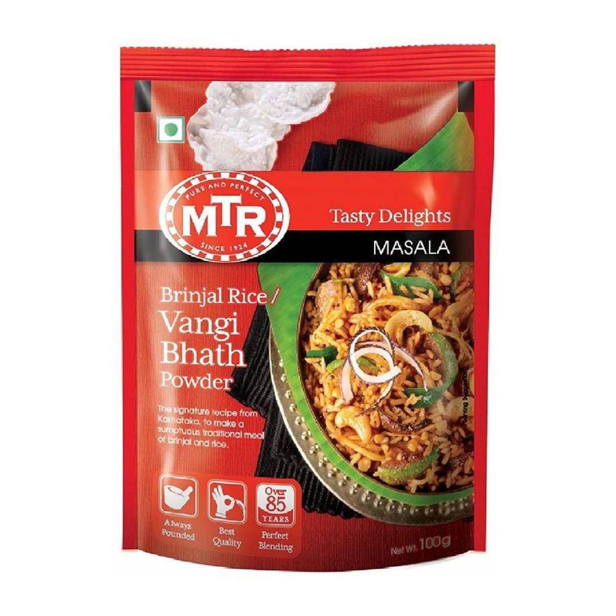 MTR VANGI BHATH PWD 100G - Image 1