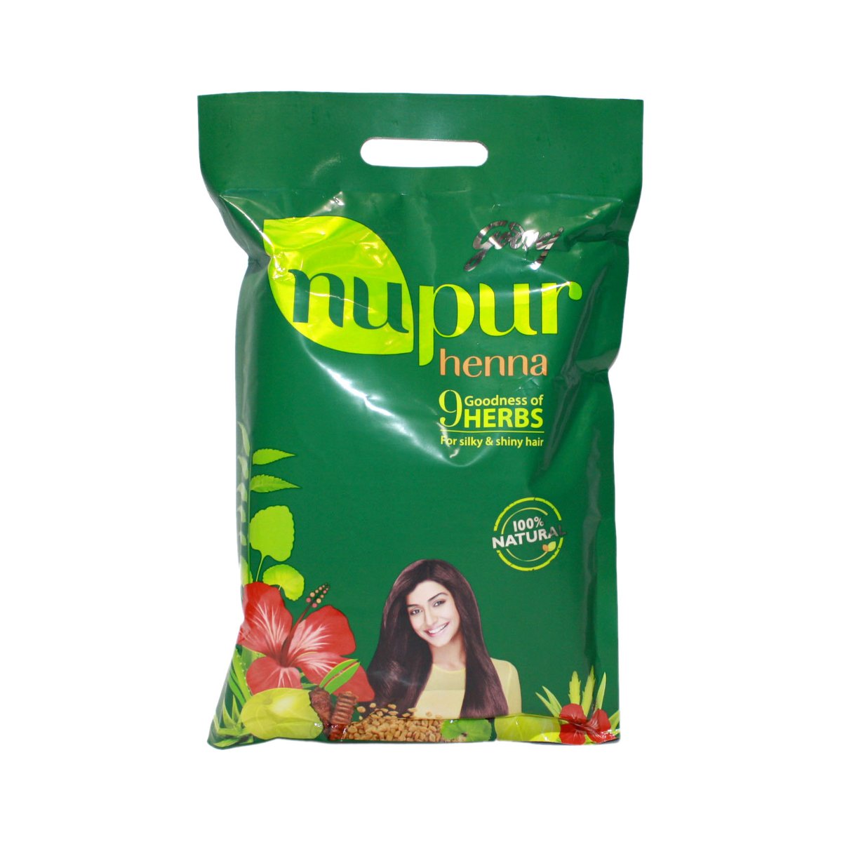 NUPUR 9HERBS  MEHANDI 400GM GODREJ - Image 1