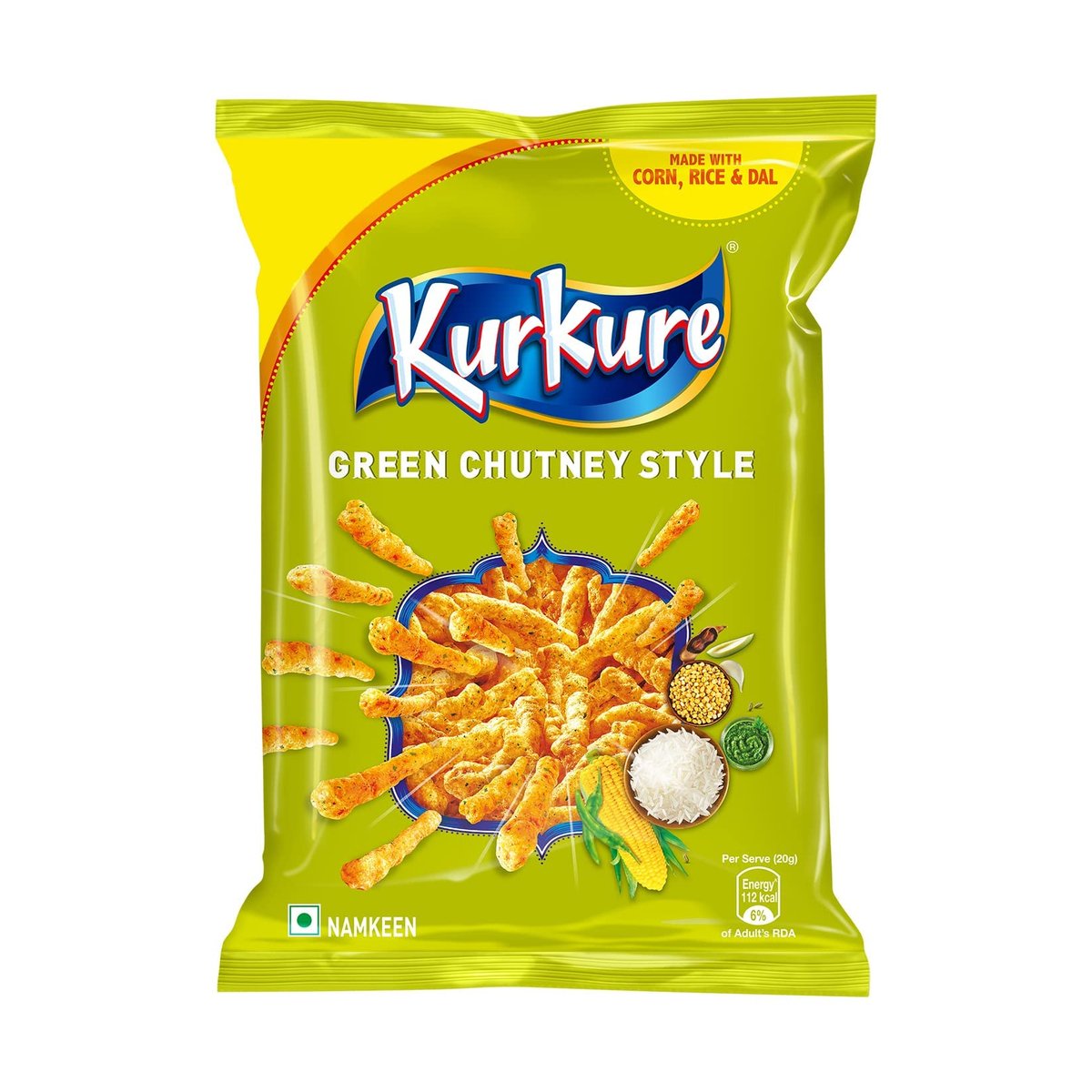 KURKURE GREEN CHUTNEY 3.35 OZ - Image 1