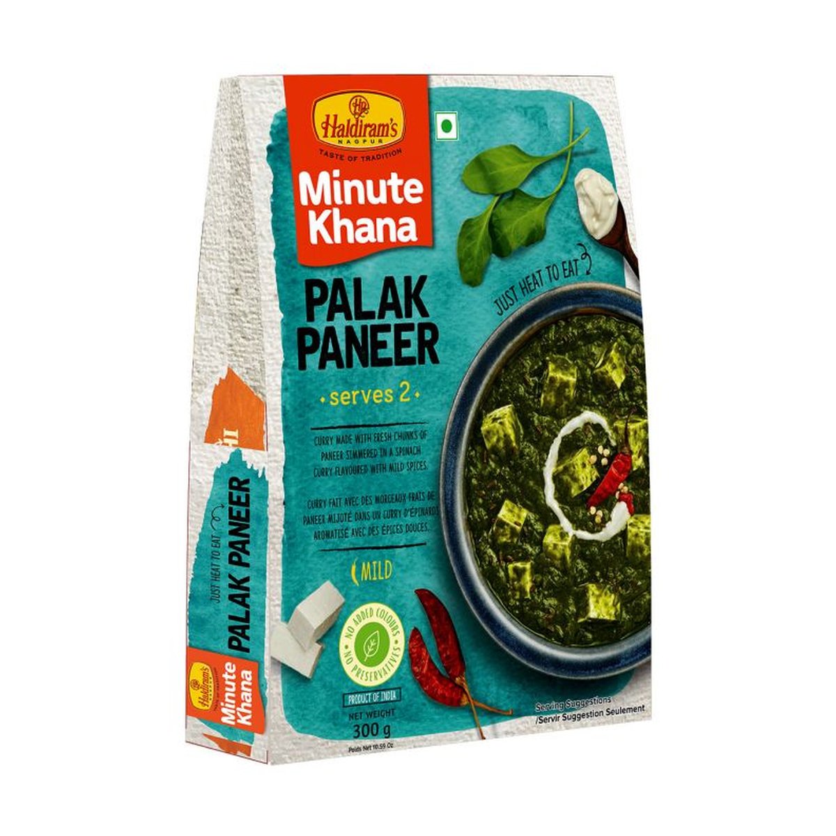 HALDIRAM PALAK PANEER 300G (MK - Image 1