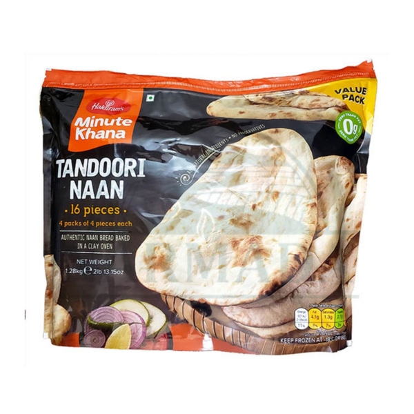 HALDIRAMS TANDOORI NAAN  2LB FP 16PC`