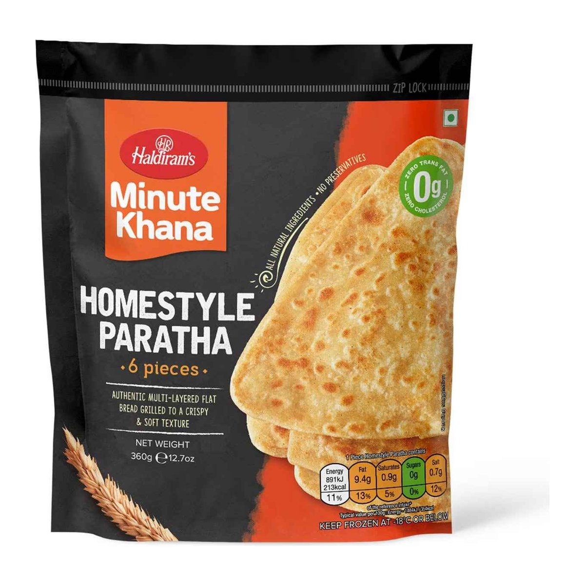 HALDIRAM HOMESTYLE PARATHA  VP 1.4KG - Image 1