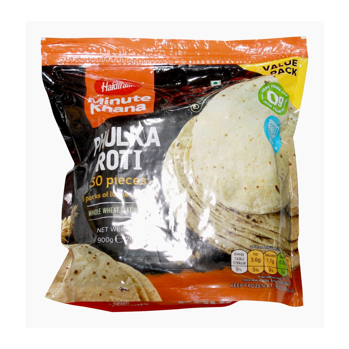 HALDIRAMS PHULKA ROTI 30pc-VP  1.9LB - Image 1