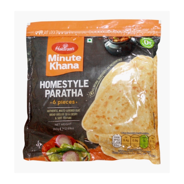 HALDIRAM HOME STYLE PARATHA 12OZ