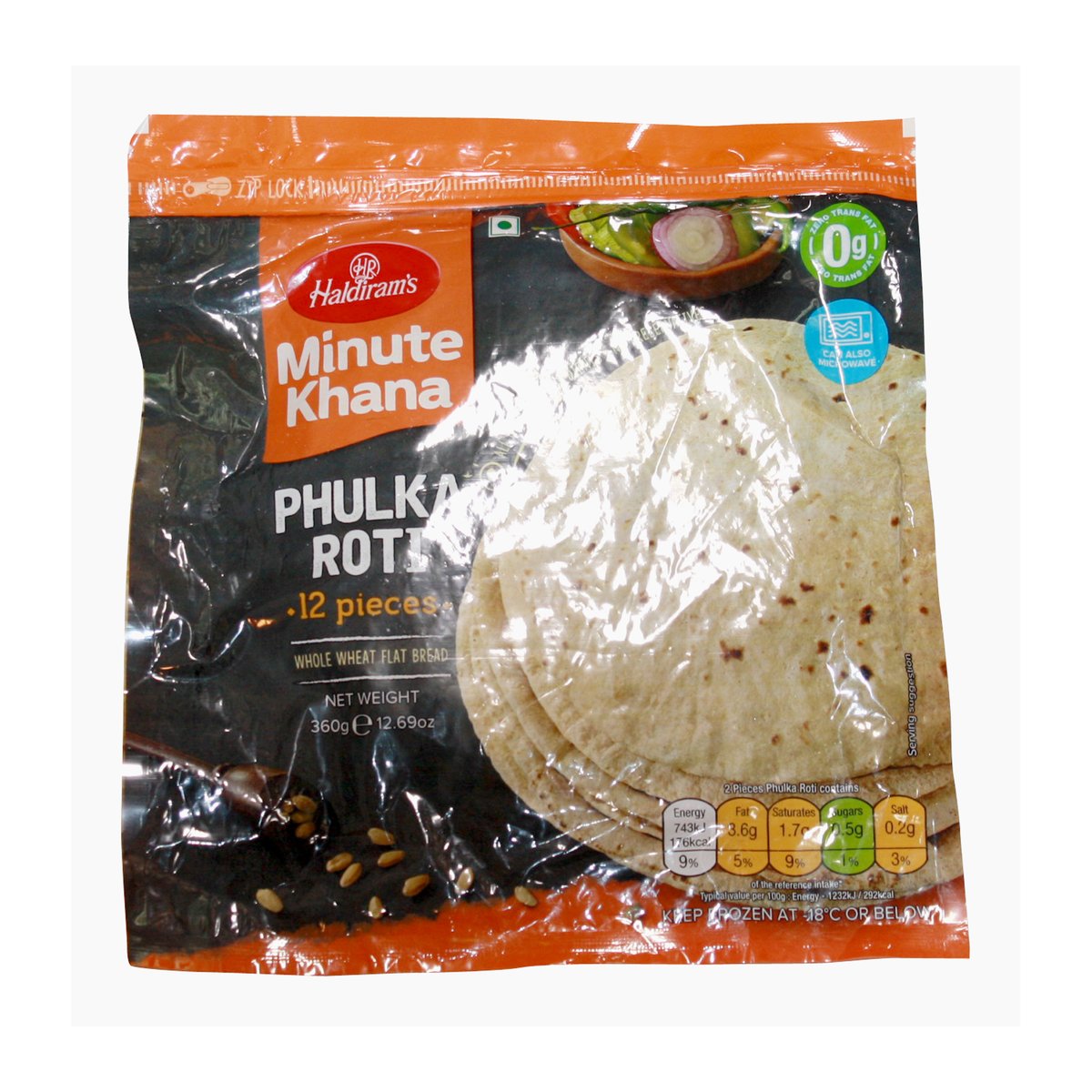 HALDIRAMS PHULKA ROTI 12OZ - Image 1