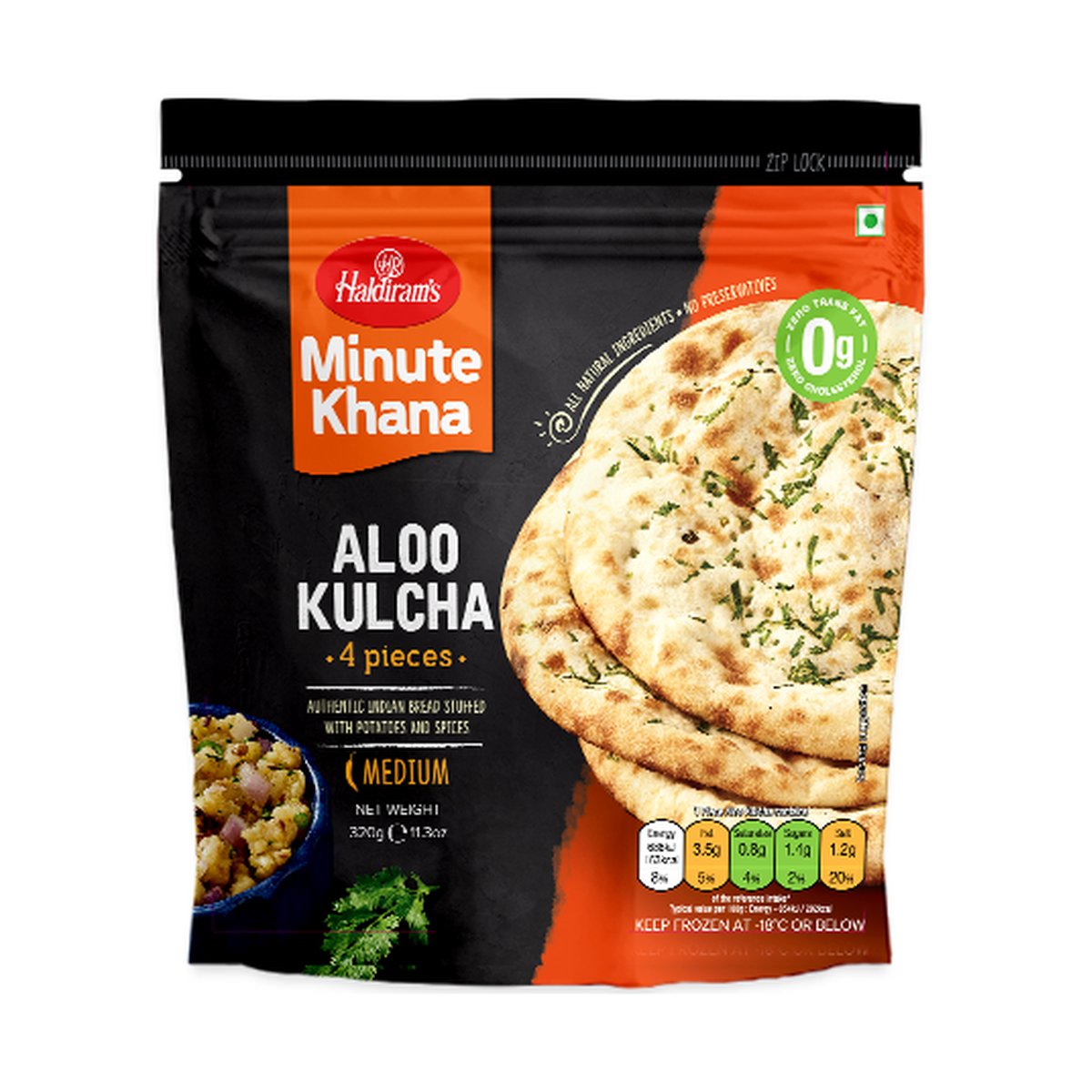 HALDIRAMS ALOO KULCHA 11OZ - Image 1