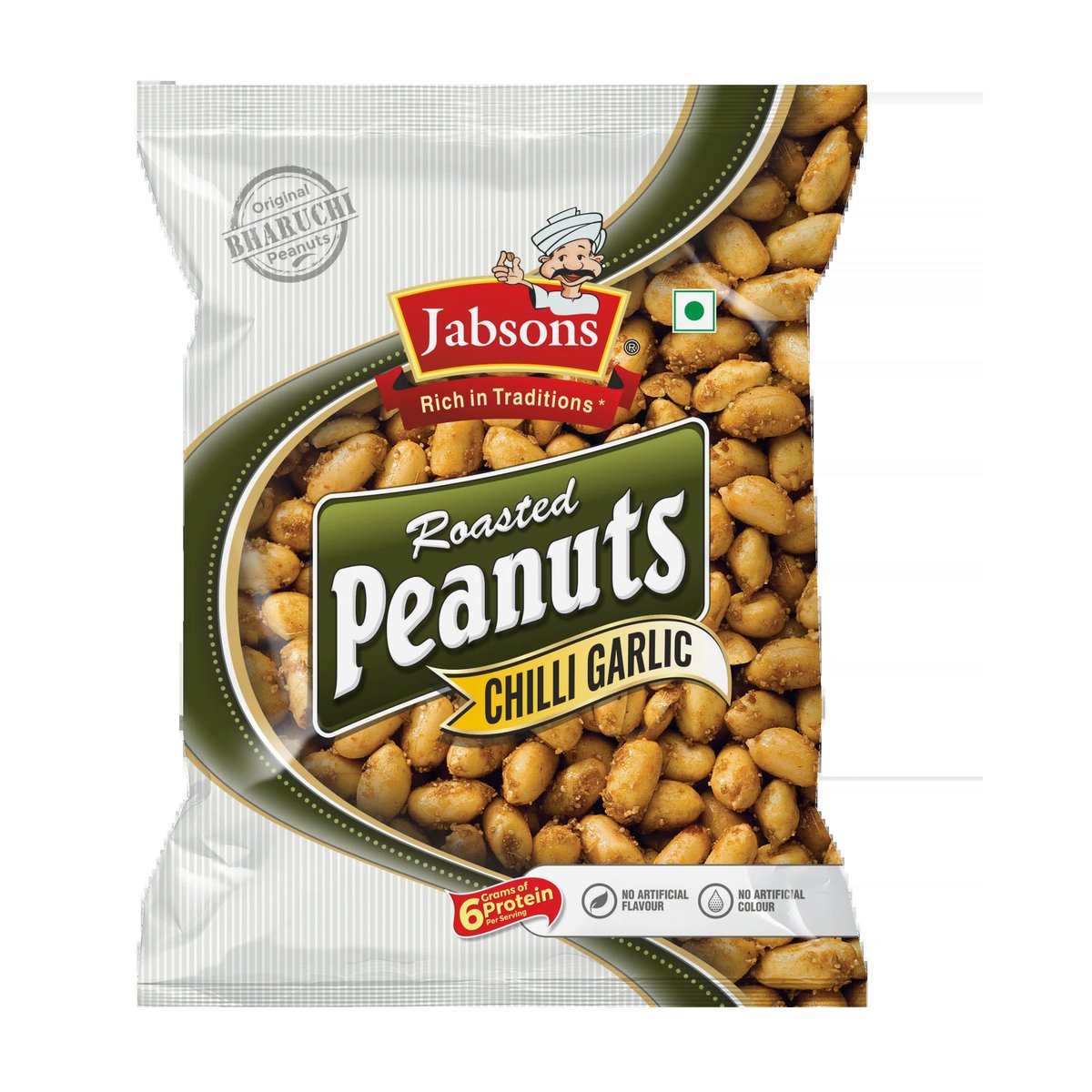 JABSONS CHILLY GARLIC PEANUTS 4.94OZ - Image 1