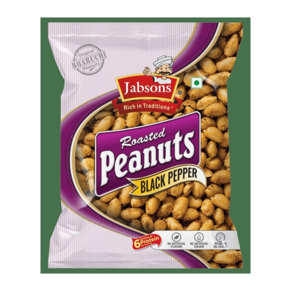 JABSONS BLACK PEPPER PEANUTS 4.94OZ
