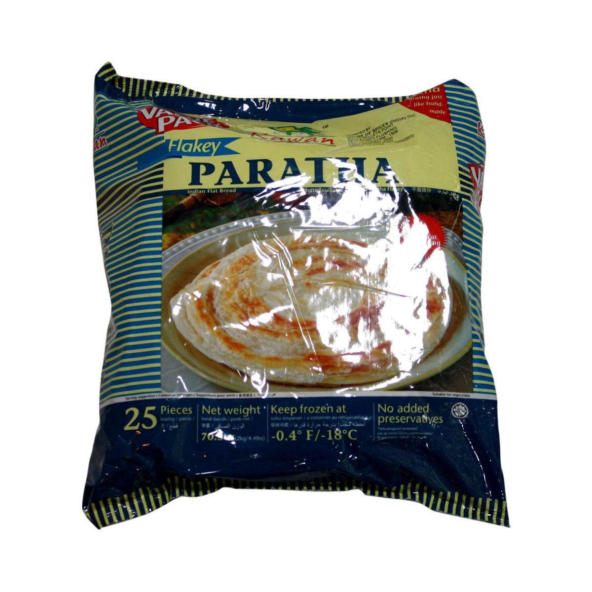 KAWAN FLAKEY PARATHA VP 25PC 4.4LB - Image 1