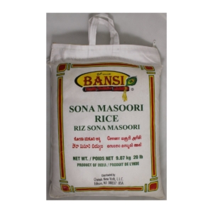 BANSI SONA MASOORI RICE 20LB