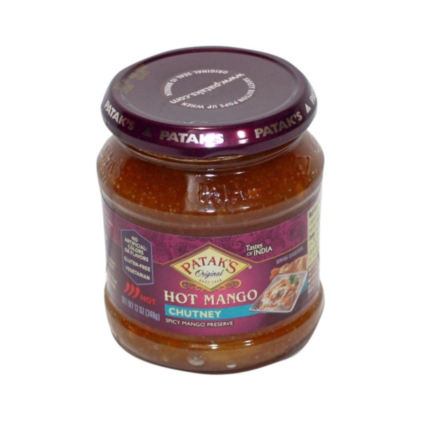 PATAK HOT MANGO CHUTNEY 12OZ