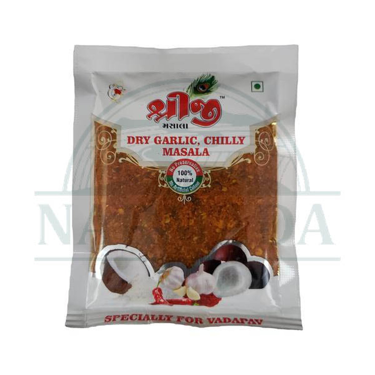 SHREEJI DRY GARLIC CHUTNEY 50G - Image 1