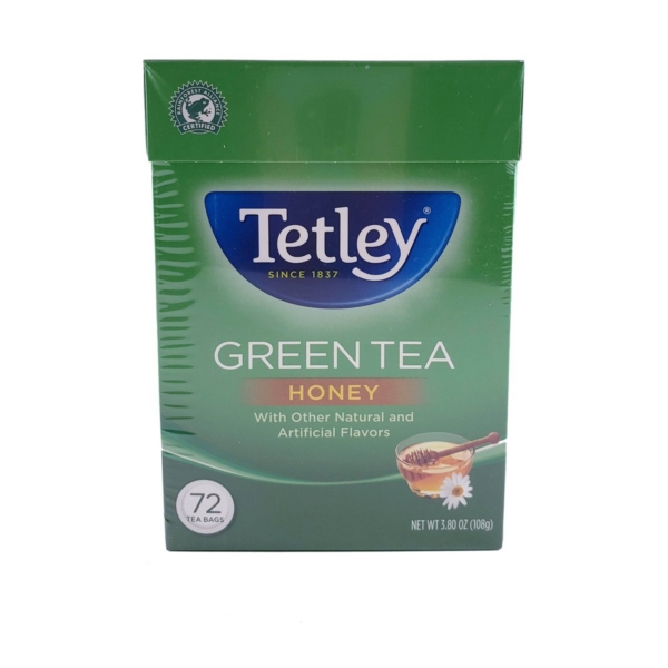 TETLEY GREEN TEA WITH HONEY 72
