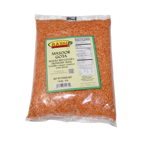 BANSI MASOOR WHOLE RED LENTIL 2LB