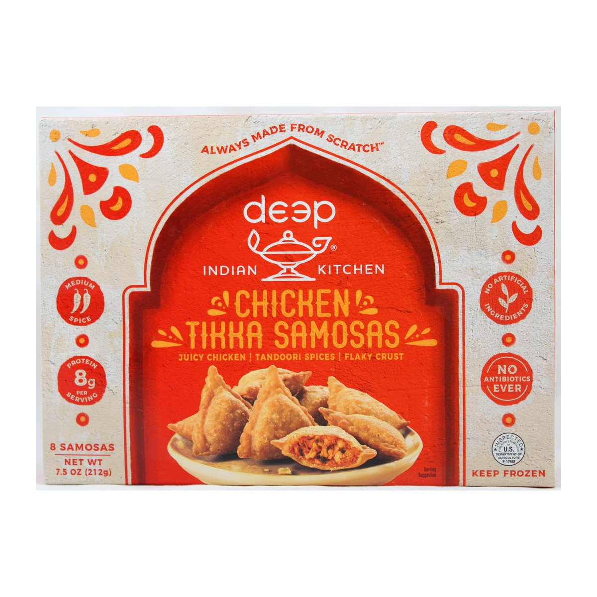 DEEP CHICKEN TIKKA SAMOSA 7 OZ - Image 1