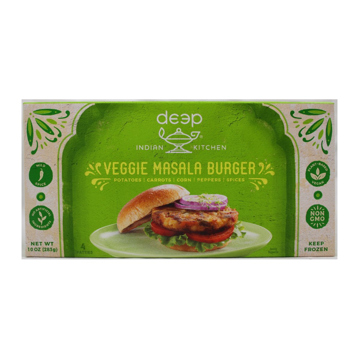 DP VEGGIE MASALA BURGER 10OZ - Image 1