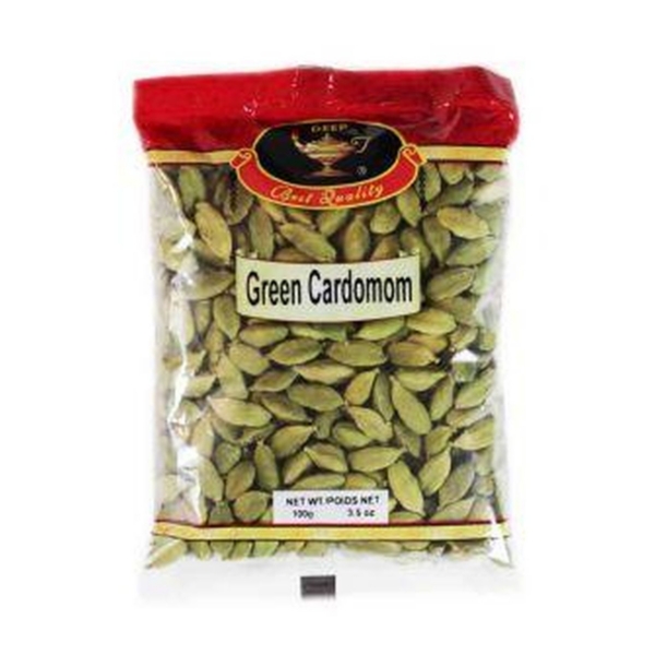 DEEP  GREEN CARDAMOM WHOLE 100G