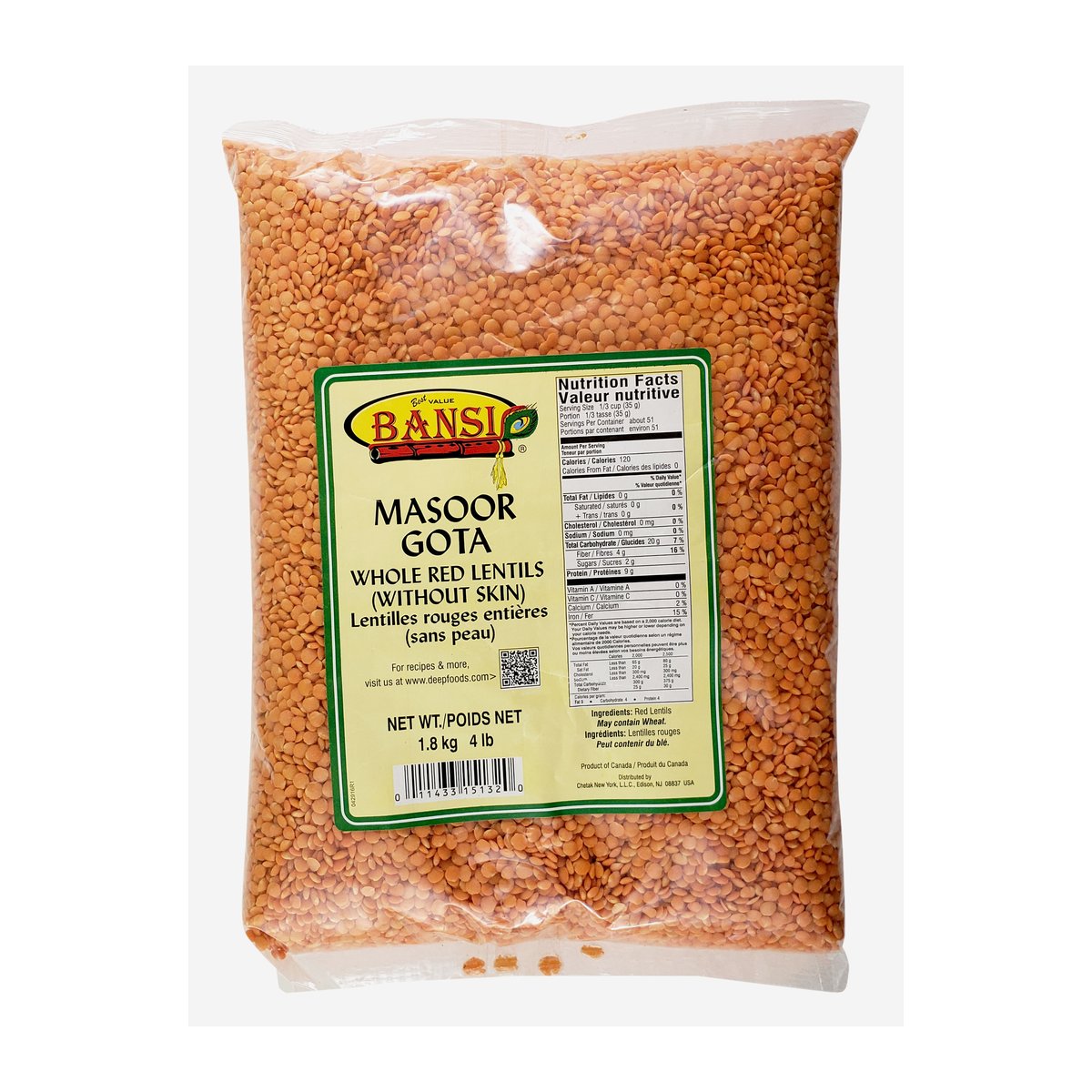 BANSI MASOOR GOTA 4LB - Image 1