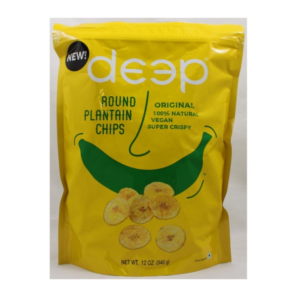 DEEP PLANTAIN CHIPS ORIGINAL 12OZ