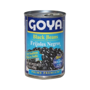 GOYA BLACK BEANS LOW SOD 15.5