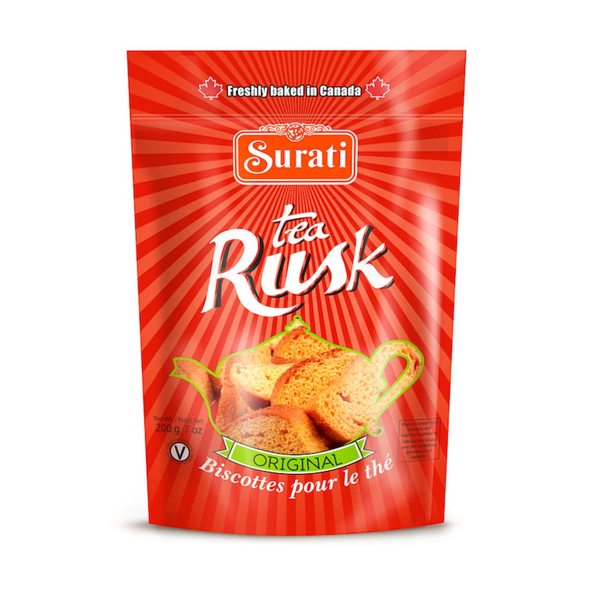 SURATI  TEA RUSK 7 OZ - Image 1